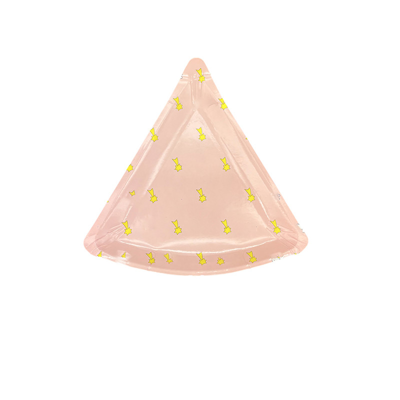 12 Triangular paper plate